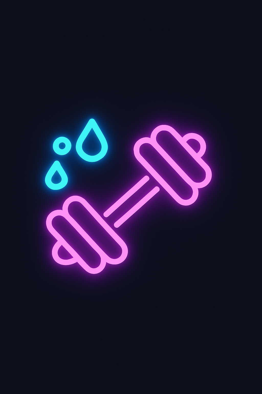 生活×運動の融合 ネオンアイコン